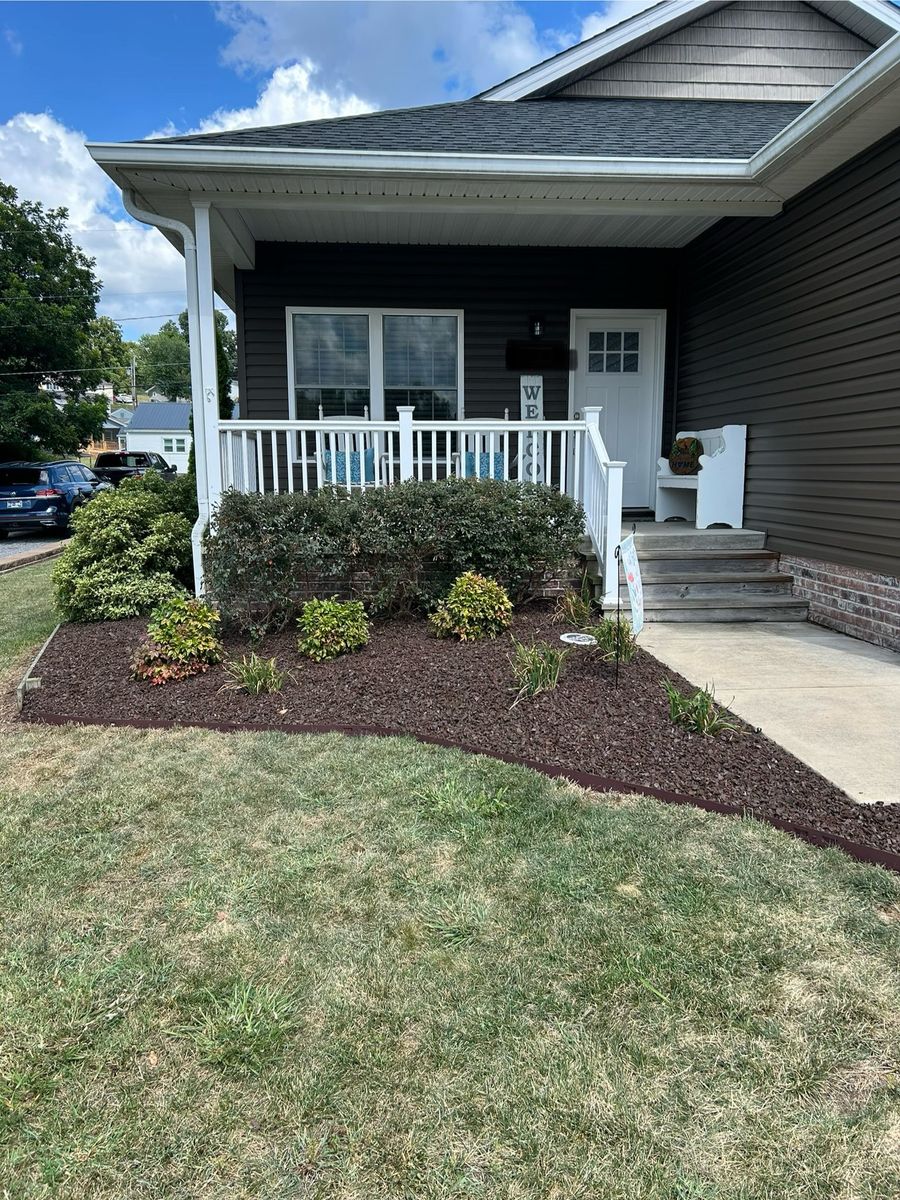 Mulch Installation for Gatrell Landscape & Tree Removal in Bluff City, TN