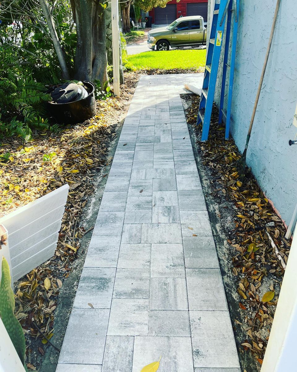 Paver Installation for Hefty's Helpers in Saint Petersburg,  FL