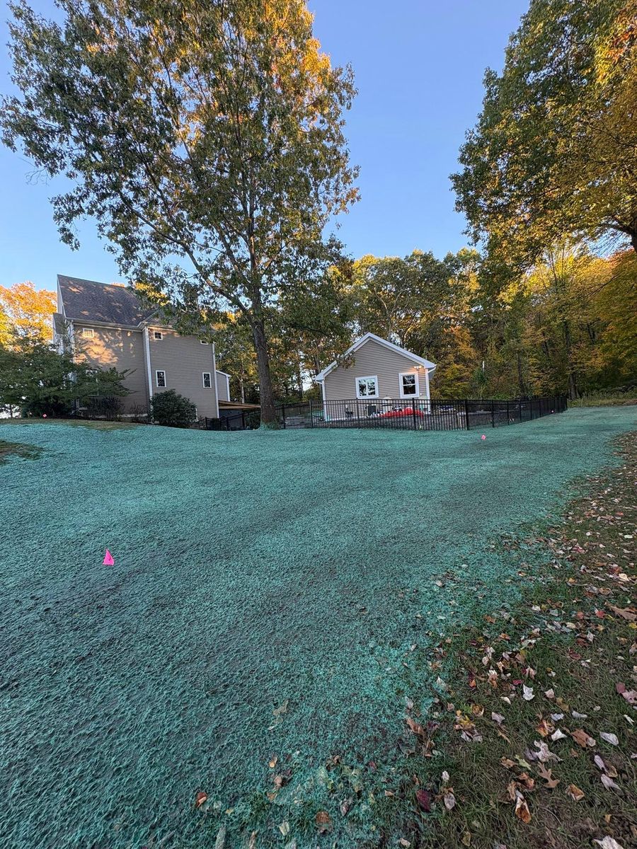 Hydroseeding for Chapman's Lawn & Landscape in Ellington, CT