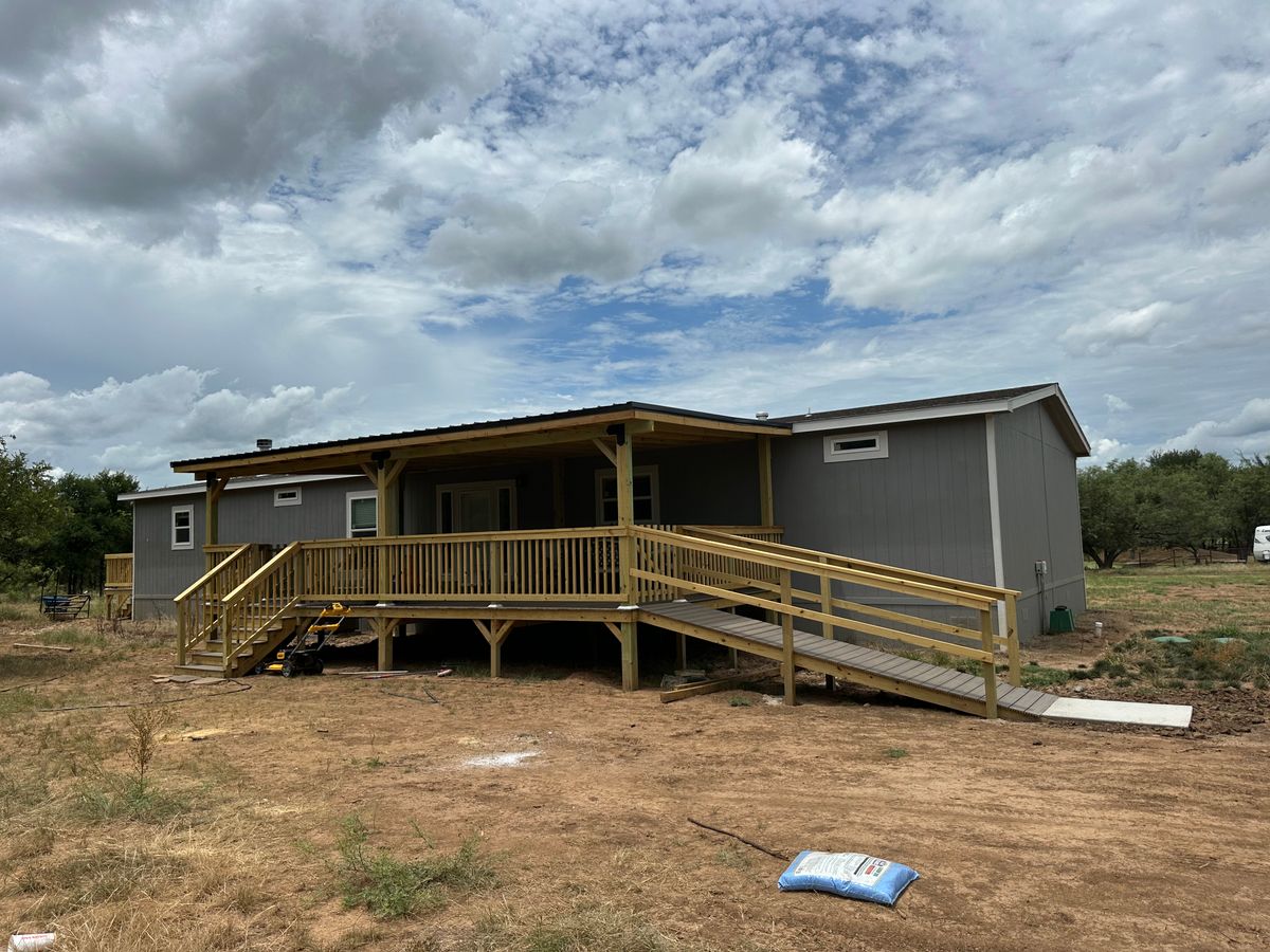 Deck Installation for Timberline Deck & Patio in Covington, TX