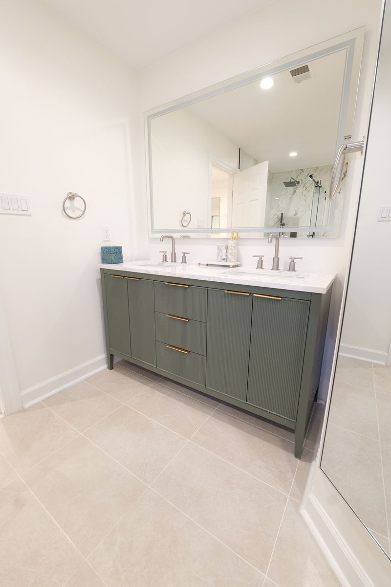 Bathroom Remodel for NOVA Construction Now in Arlington, VA