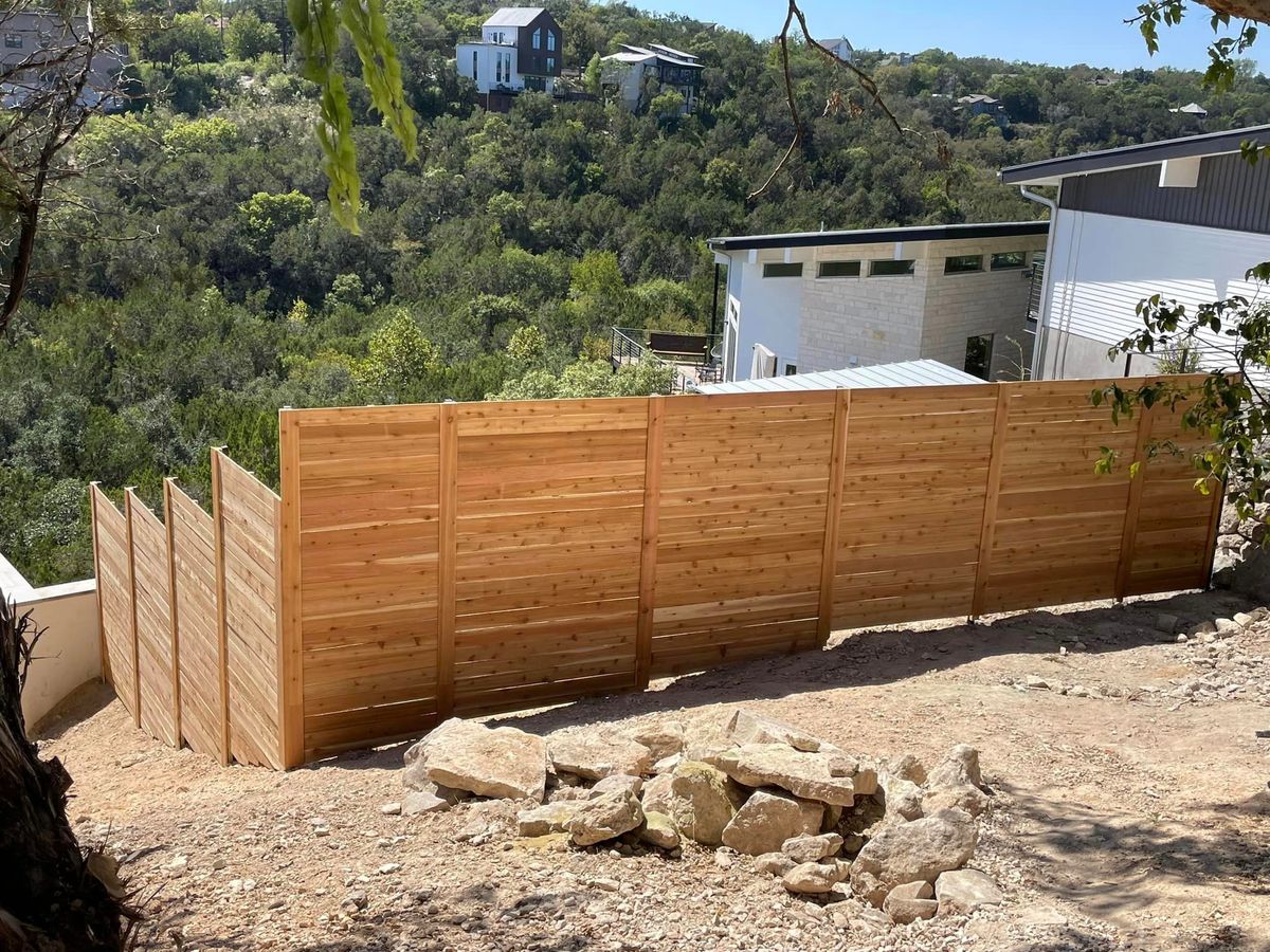 Fence Installation for LT Fencing & Welding in Lakeway, TX