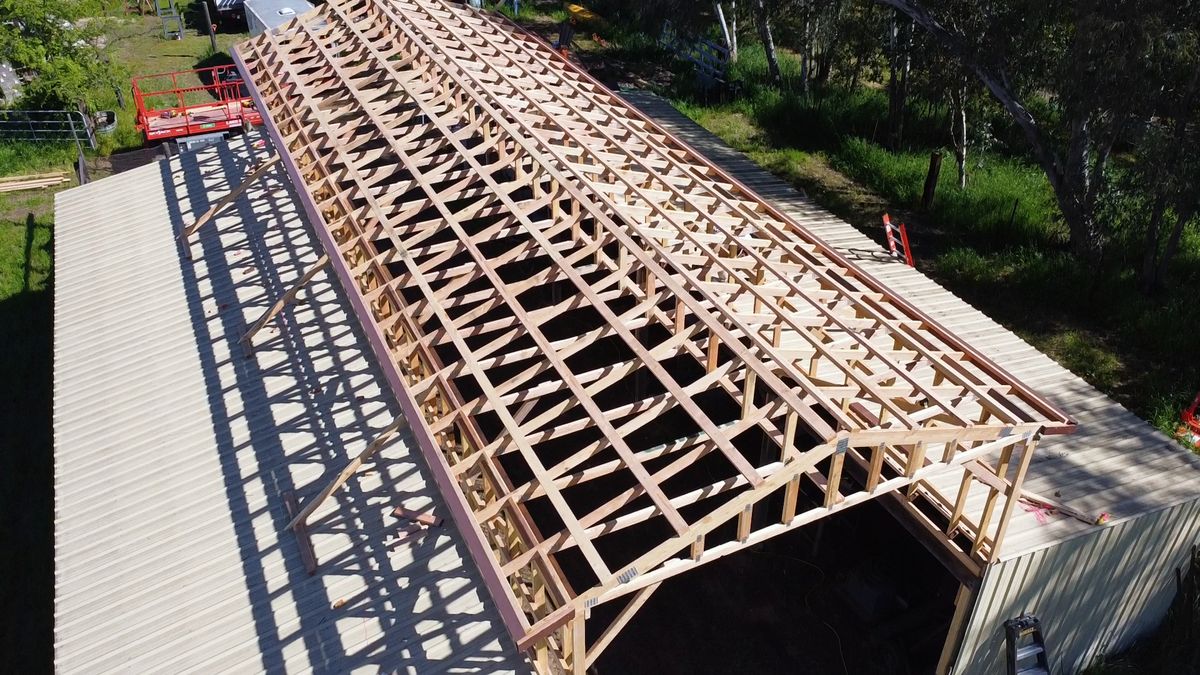 Post Frame Buildings/Carports for Austin LoBue Construction in Cottonwood, CA