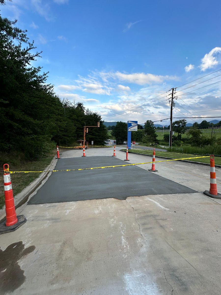 Concrete Slab Construction for Stines and Company  in Rutherfordton, NC