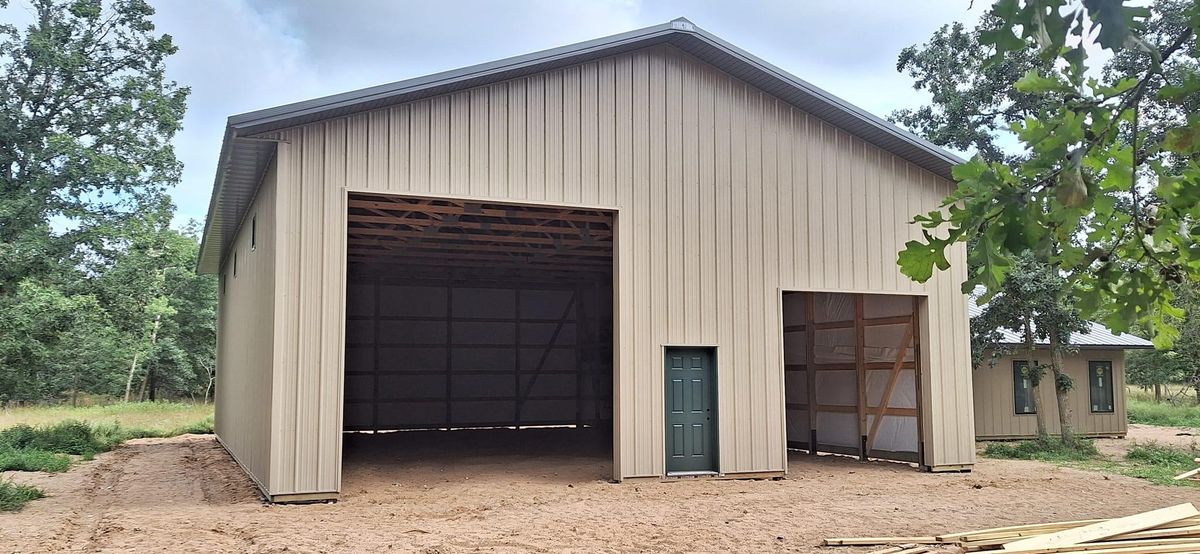 Post Frame Buildings for WEISS Construction LLC in Brainerd, Minnesota
