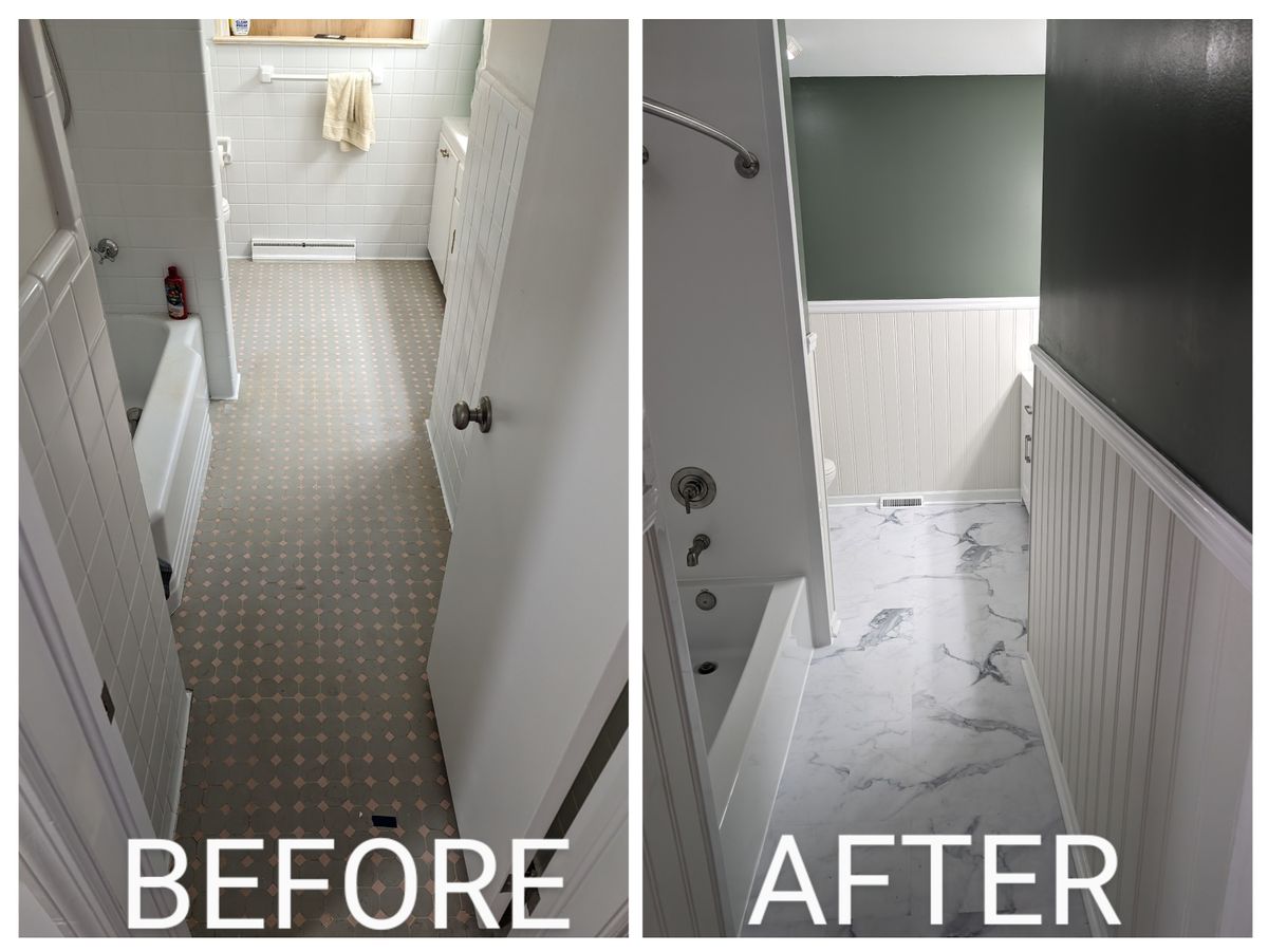 Full Bathroom Remodel for Brick City Bath in Sanford, NC