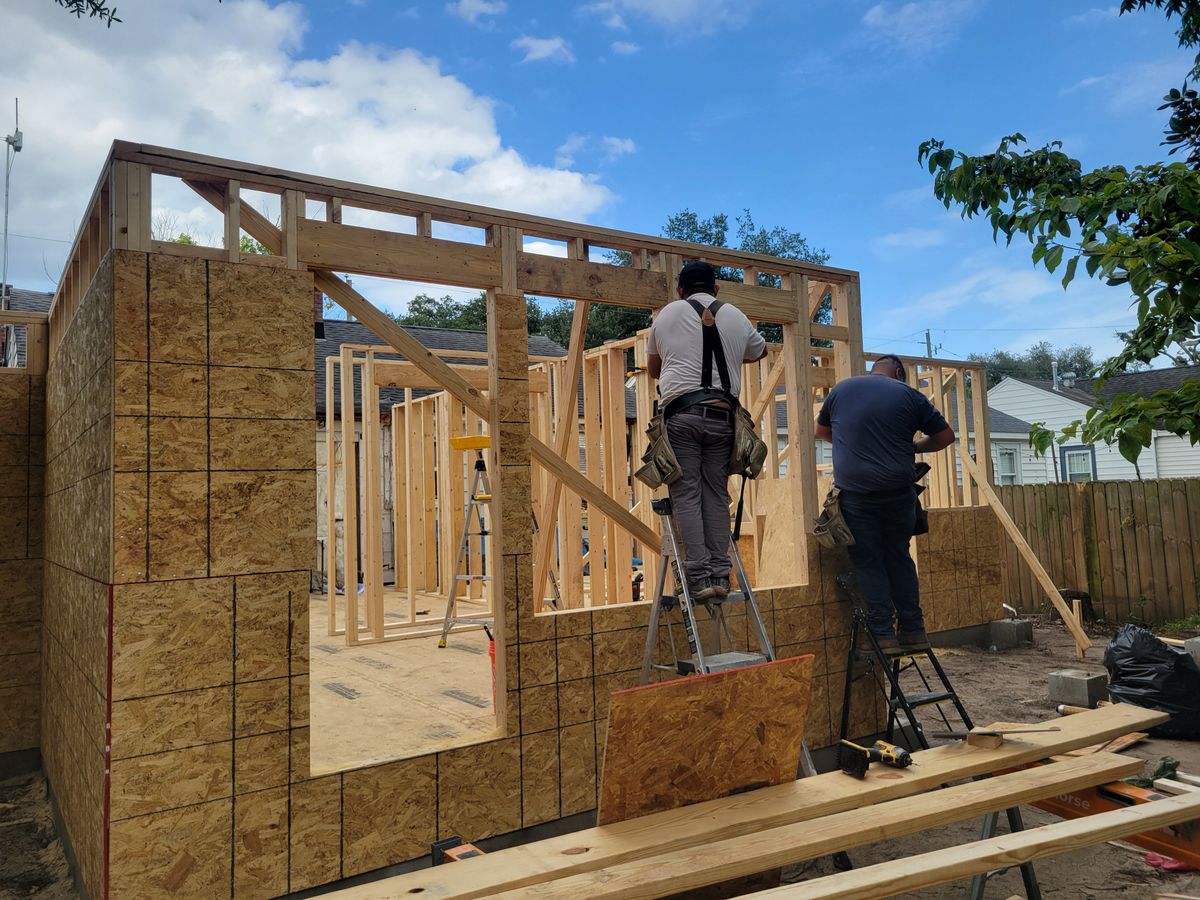 Framing for GVL Renovations in Greenville, SC