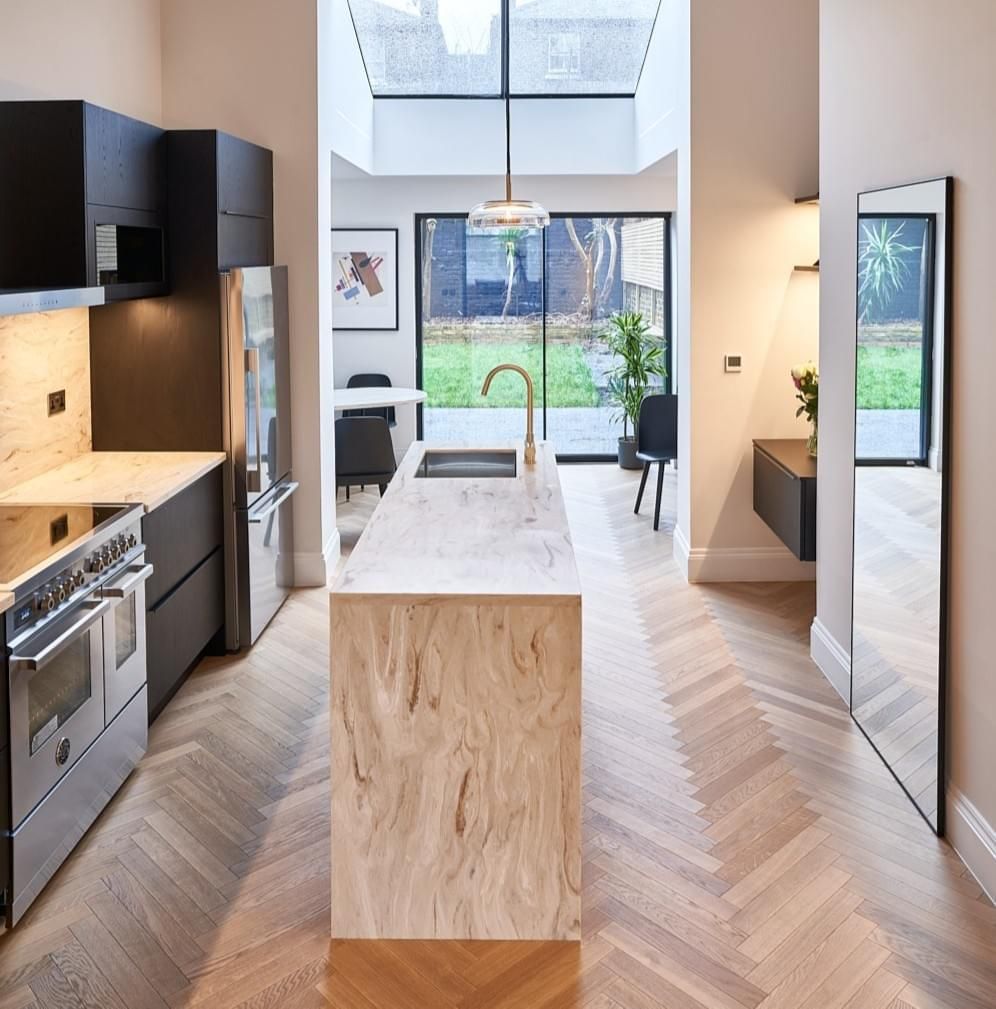 Kitchen cabinets restoration for Alpha Flooring & Painting Services. in Centennial, CO