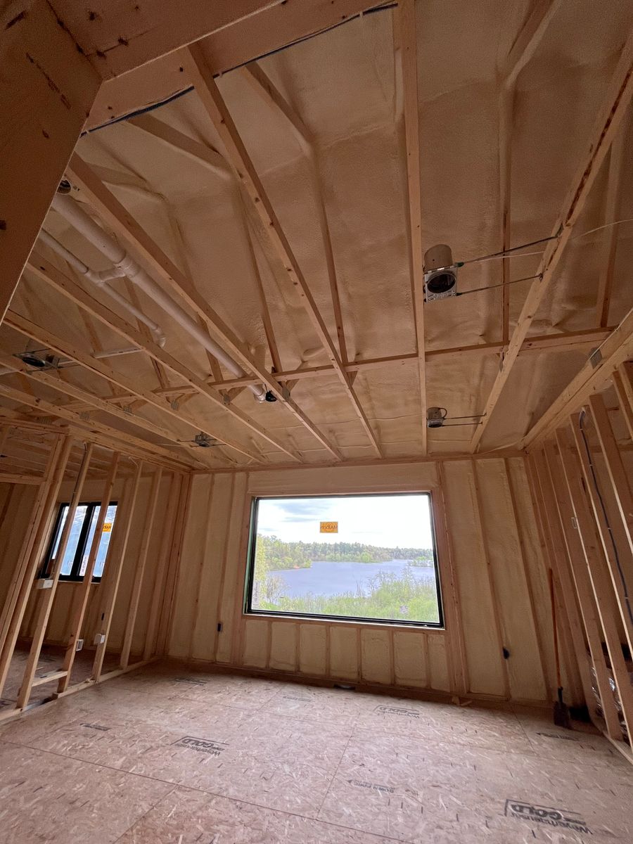 New Home Construction Spray Foam Insulation for Schwartz Spray Foam Services in Osseo, WI