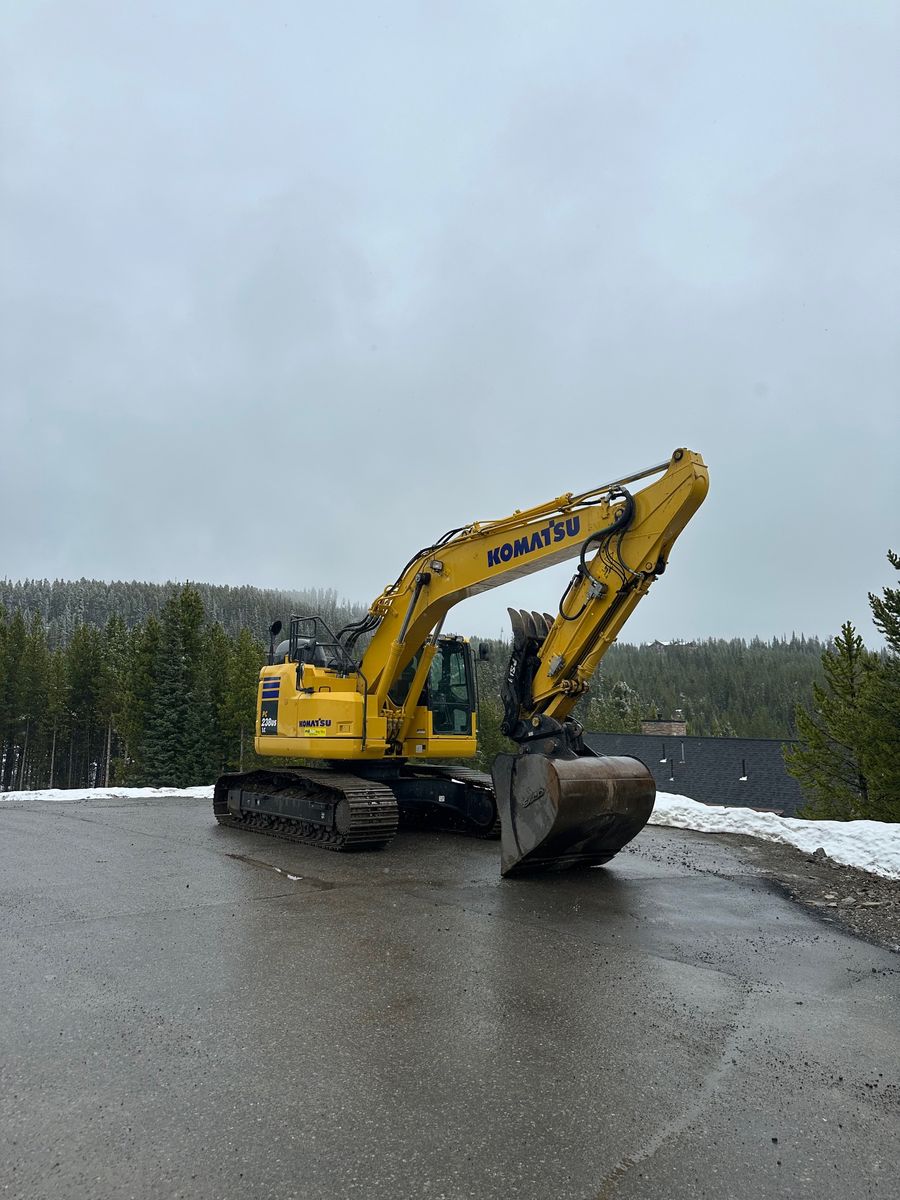 Grading /Dirt Work for R&H Homes in Bozeman, MT