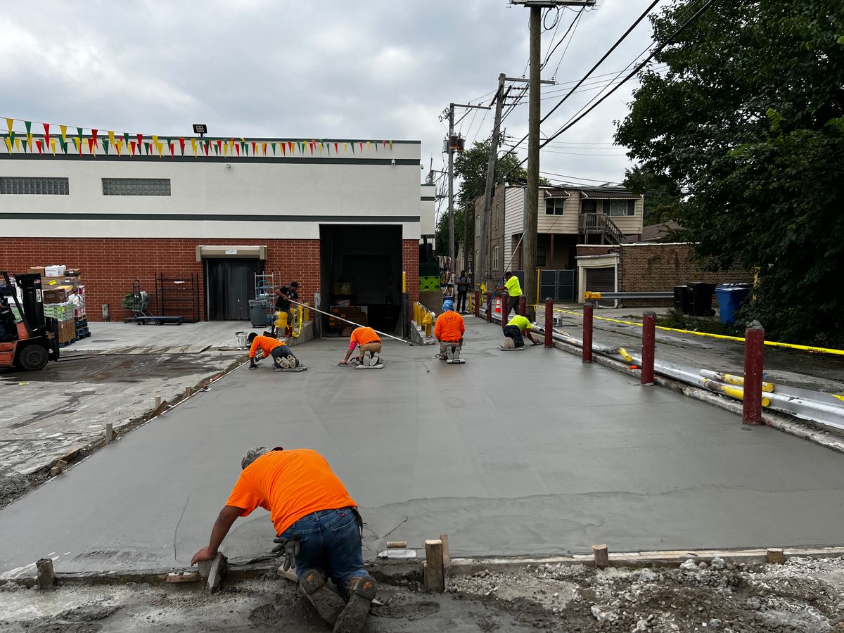 Commercial Concrete for Onyx Concrete Contractors in Chicago, IL