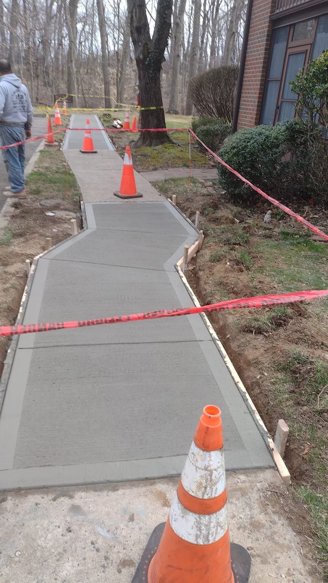 Stamped Concrete for PM Masonry in Manville, NJ