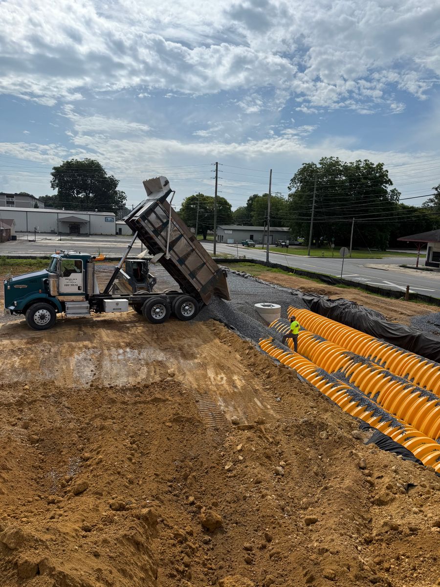 Septic System Installation for Triple H Construction in Cave Spring, GA