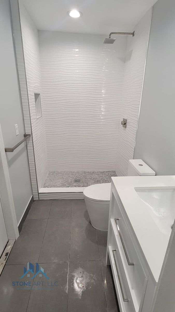 Bathroom Renovation for STONE ART LLC in Pompano Beach, FL