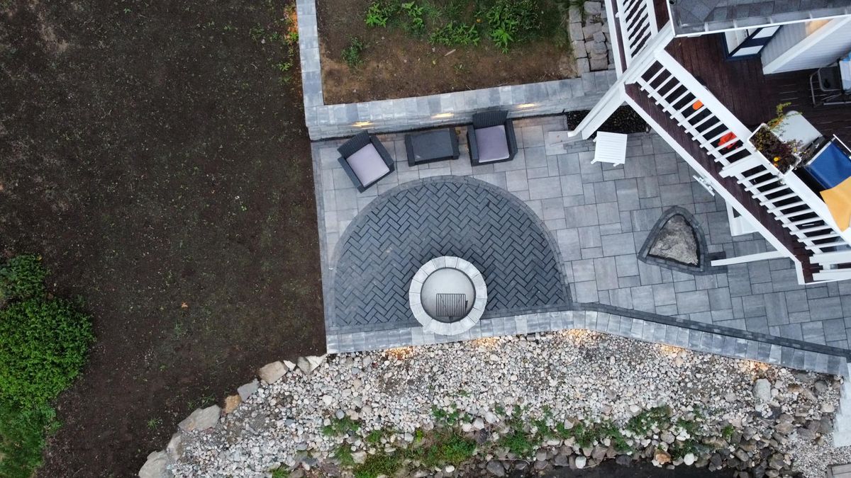 Fire Pits for Shawn's Landscaping in Mendon, MA