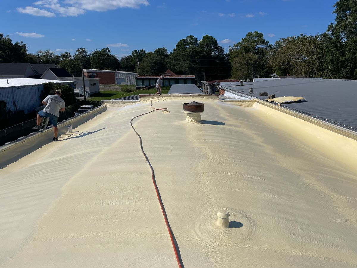 Commercial Spray Foam Roofing for CTE Roofing and Insulation in Dublin, GA