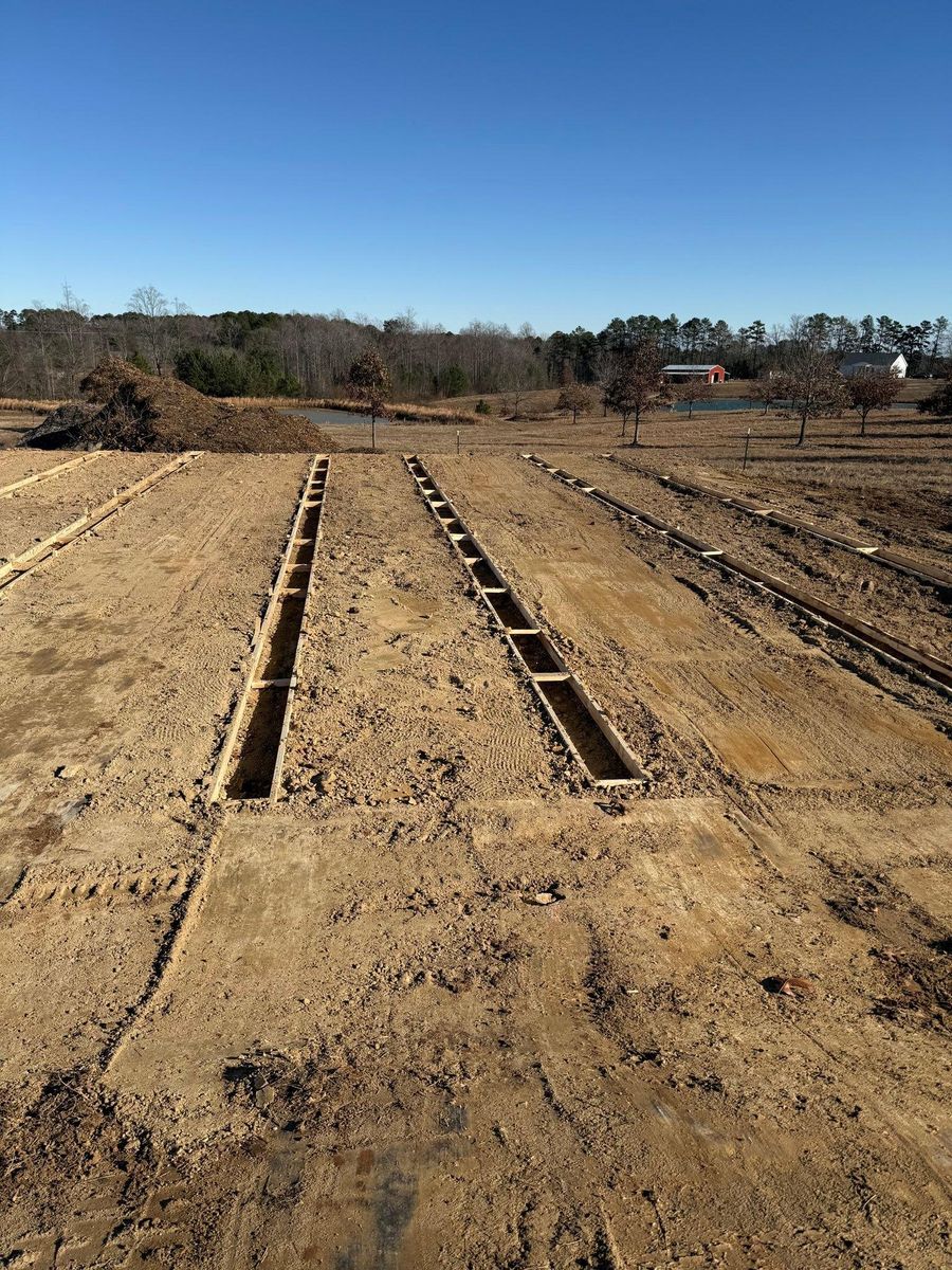 Trenching for Advantage Rental And Services in Youngsville, NC