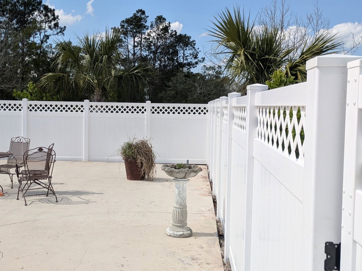 Vinyl Fence for Corbitt Vinyl Products in Hazlehurst, GA