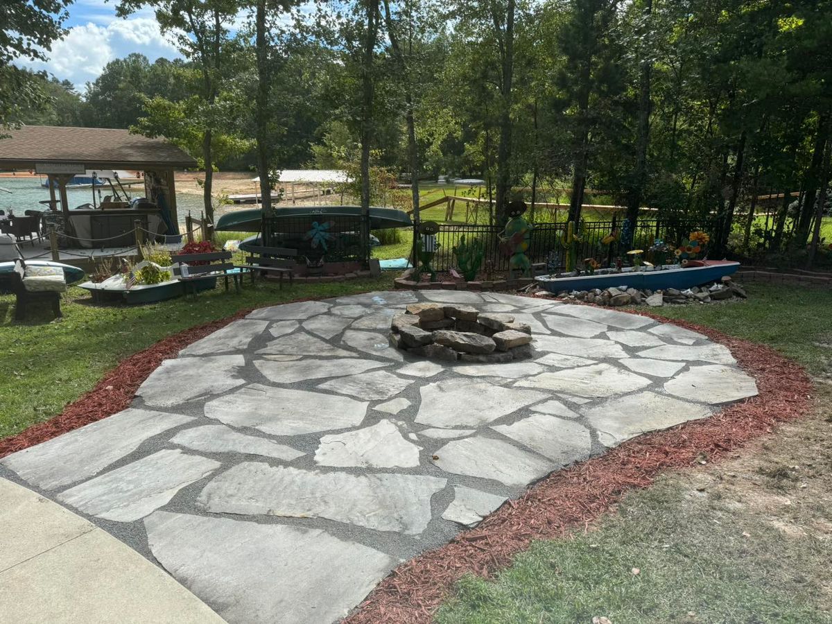Patio Design & Construction for C & D Landscaping Services in Blairsville, GA