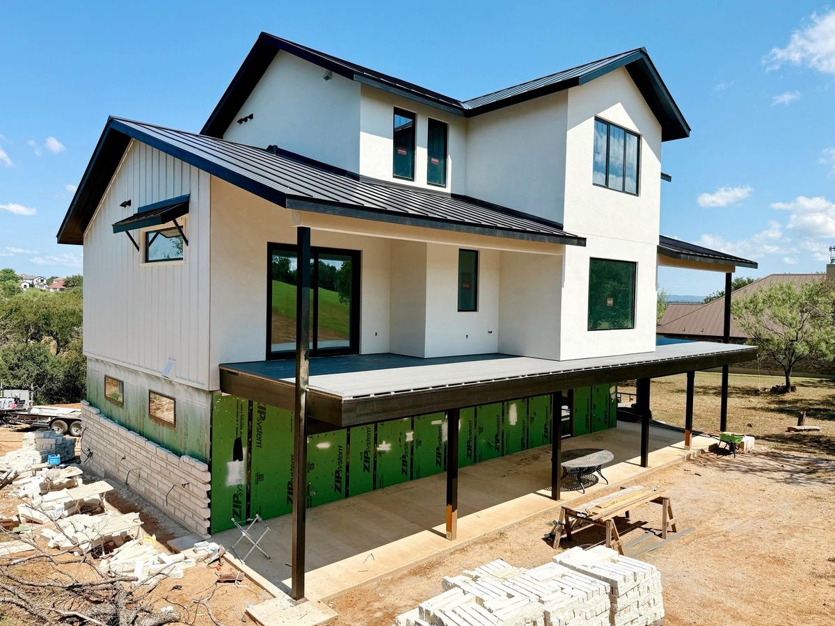 Custom Home Design for JDJ Contractors in Marble Falls, TX