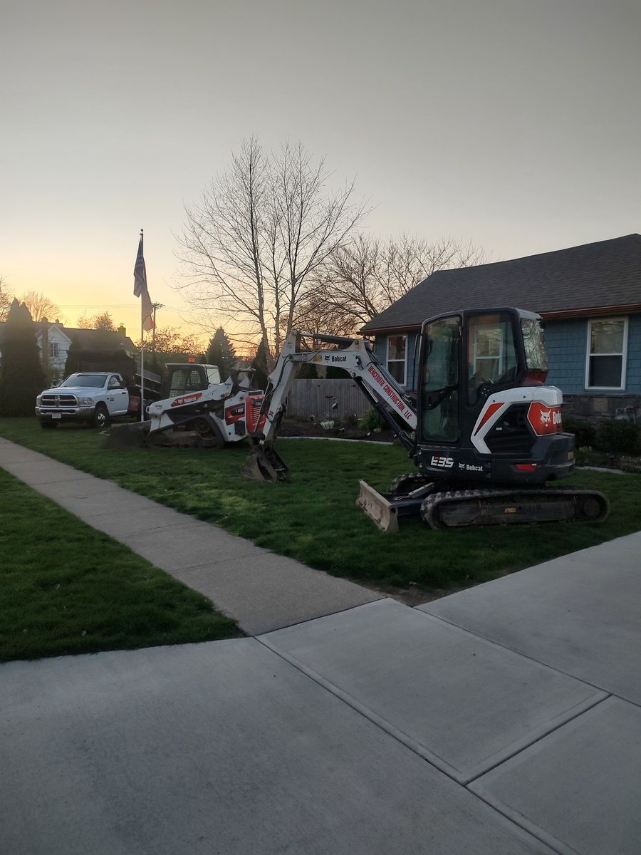 Sidewalk Installation for Henceroth Construction in Amherst, OH