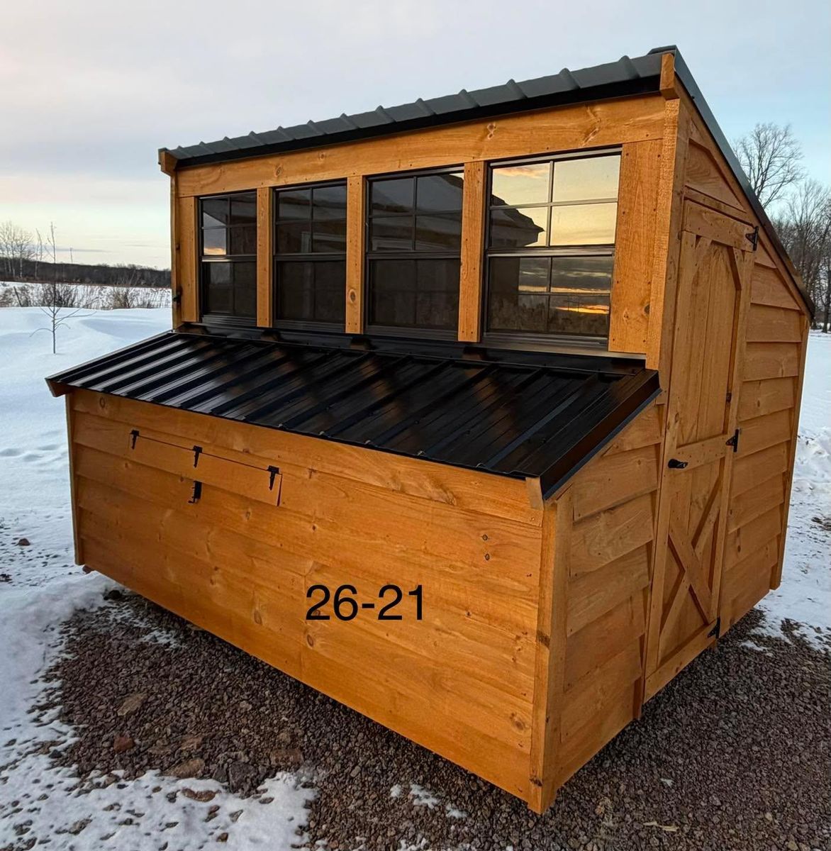 8x10 Insulated Chicken Coop for Yoder Sheds in Chili, WI