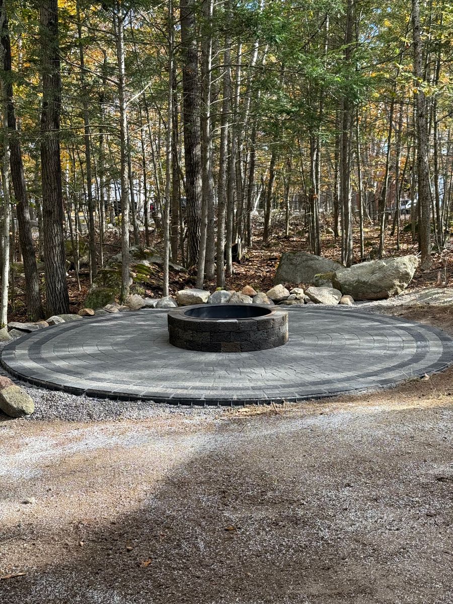 Custom Outdoor Spaces for Smythe’s Stonework & Masonry in Buxton, ME