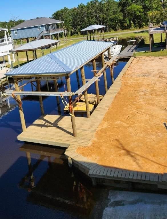 New Dock Construction for Coastal Marine Construction in Bay St. Louis, MS