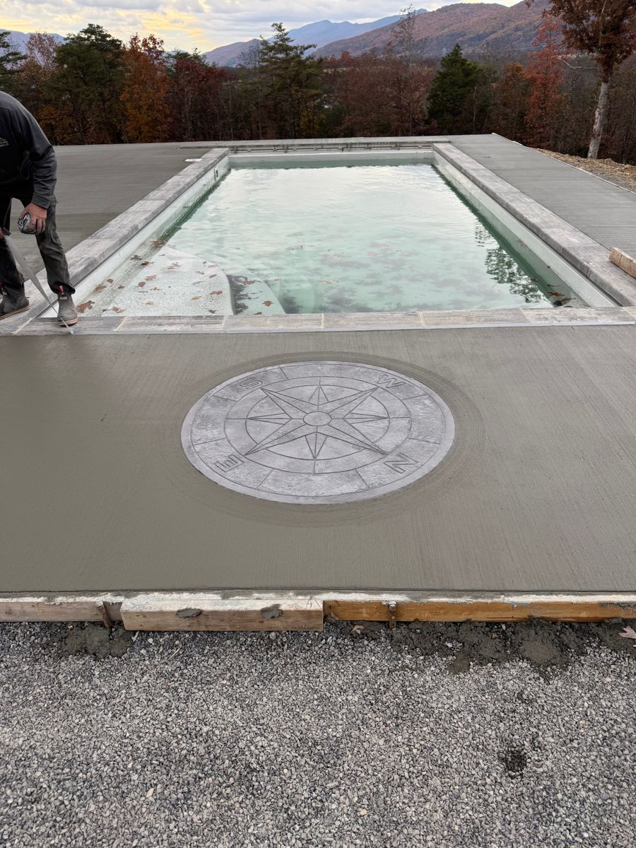 Site Preparation for Precision Pools & Excavation in Maurertown, VA