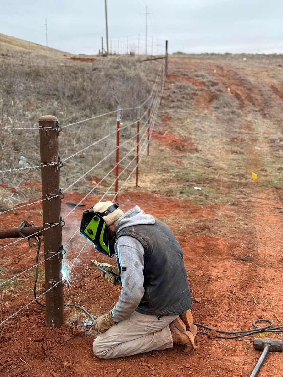 Farm Fence for TC Concrete in Elk City, OK