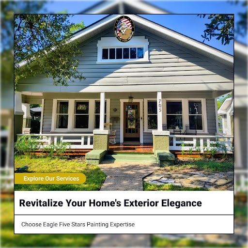 Exterior Painting for Eagle Five Stars Painting in Brazos Valley, TX