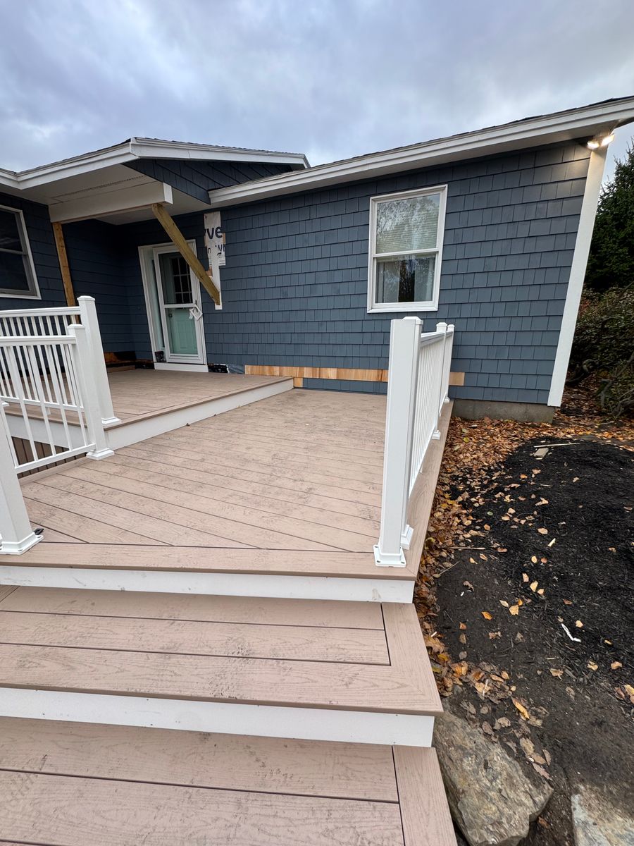 Deck & Patio Installation for Jetstream Construction in Gorham, ME