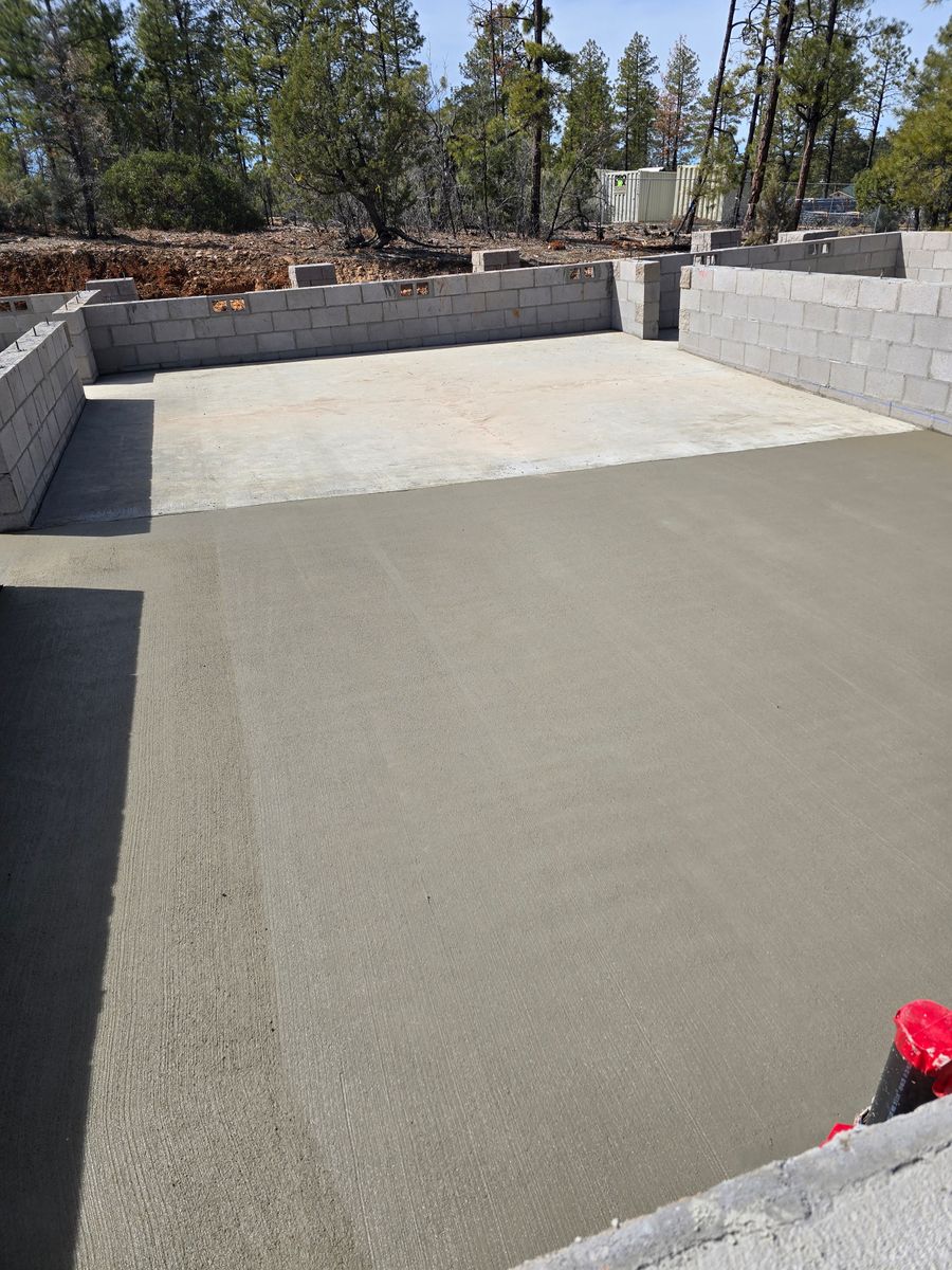 Concrete Foundations for Diamond Dust Concrete in Show Low, AZ