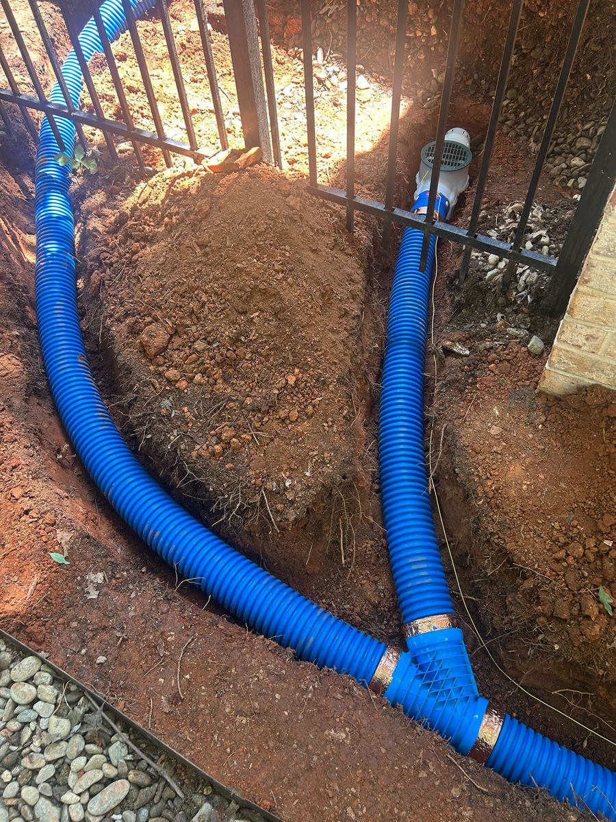 French Drains for Drain My lawn in Charlotte, NC