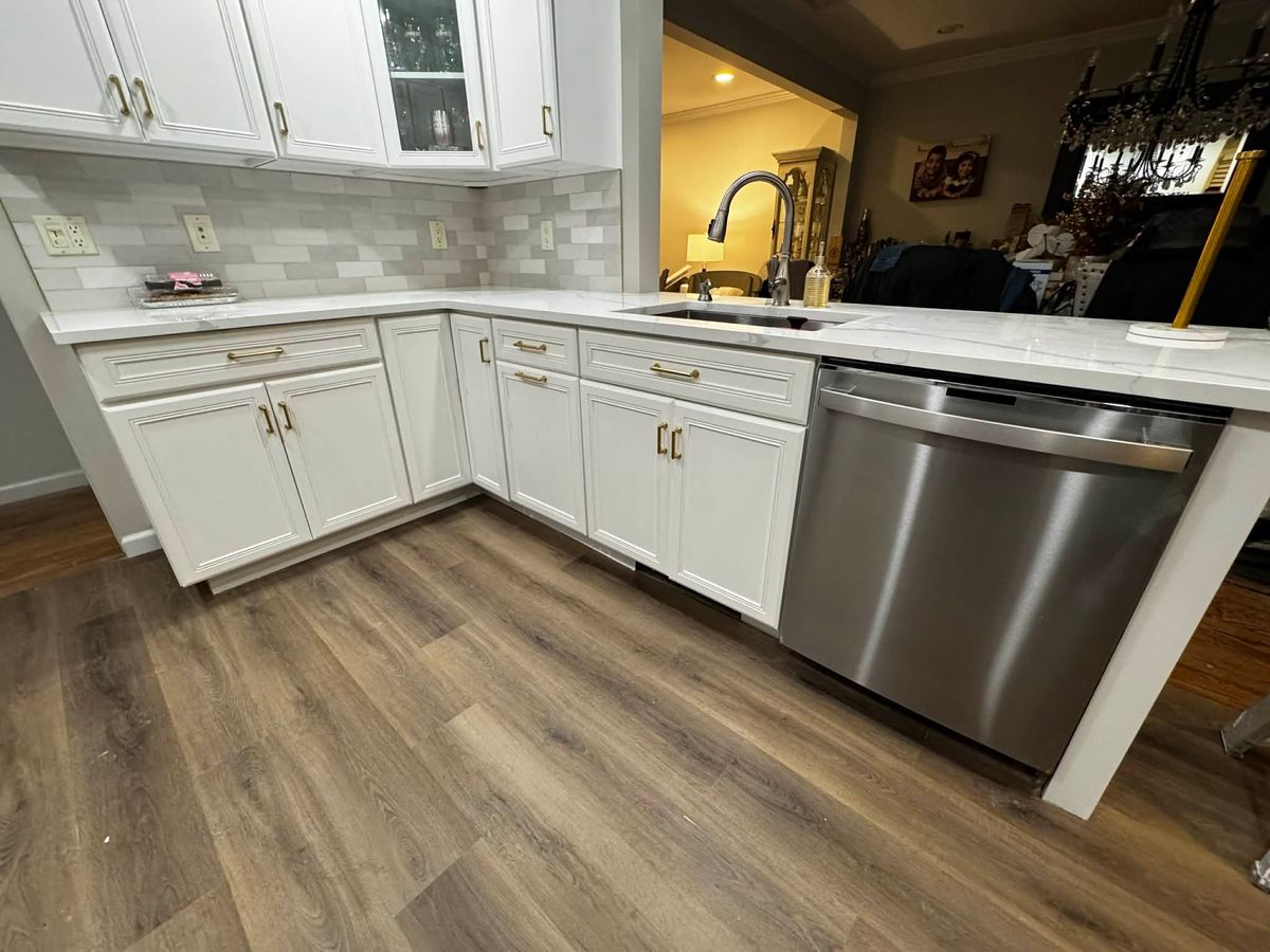 Flooring sand and installation for Ramos Pro Painting & Construction in East Rockaway, 	New York