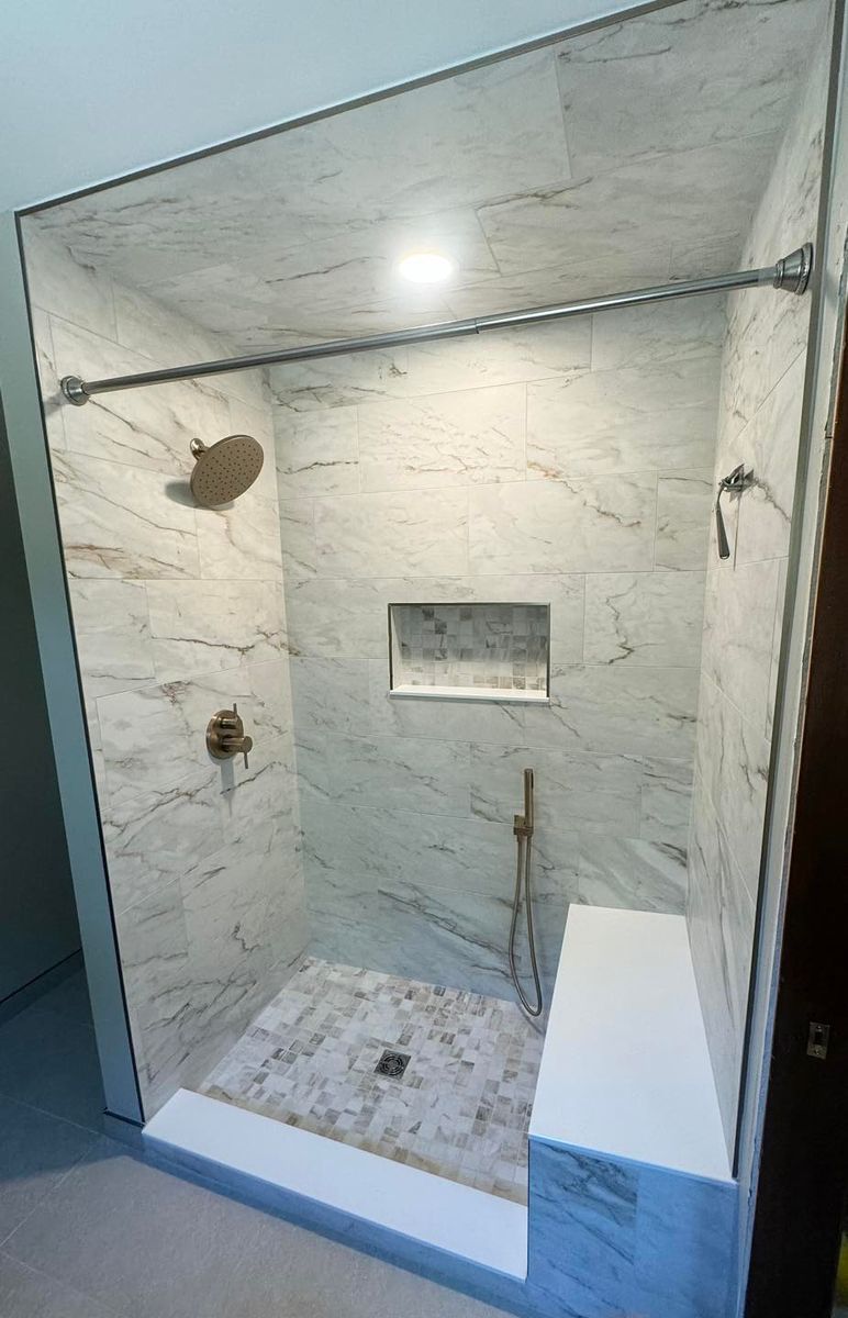 Custom Tile Installation for Northern Tile in Richmond, MI