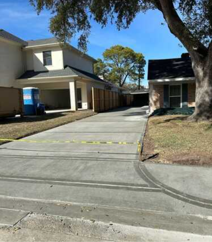 Sidewalk Installation for BigTex Concrete Construction in Houston, TX