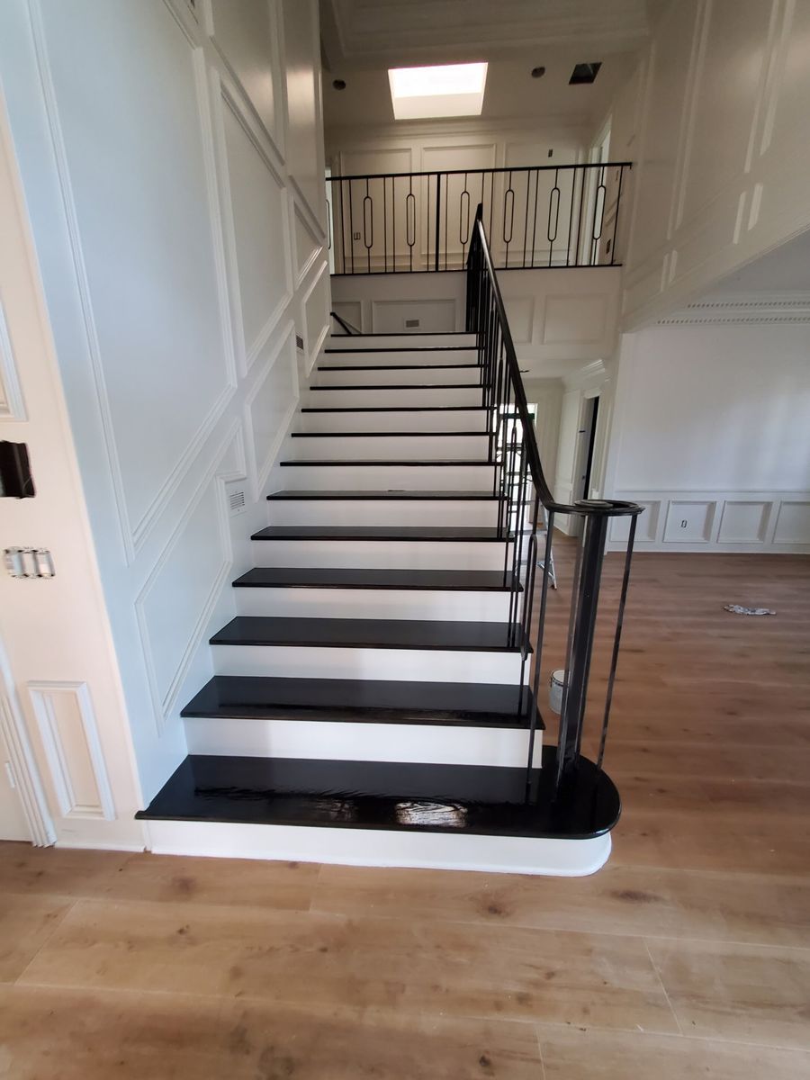 Railing Installation for Mac Stairs in Dallas, TX