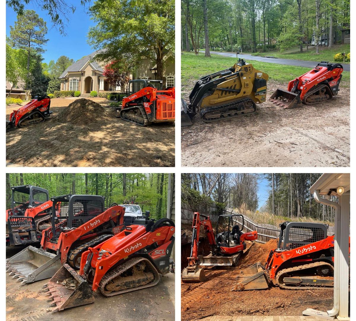 Grading and Land Preparation for Galloway Landscaping in Acworth, GA