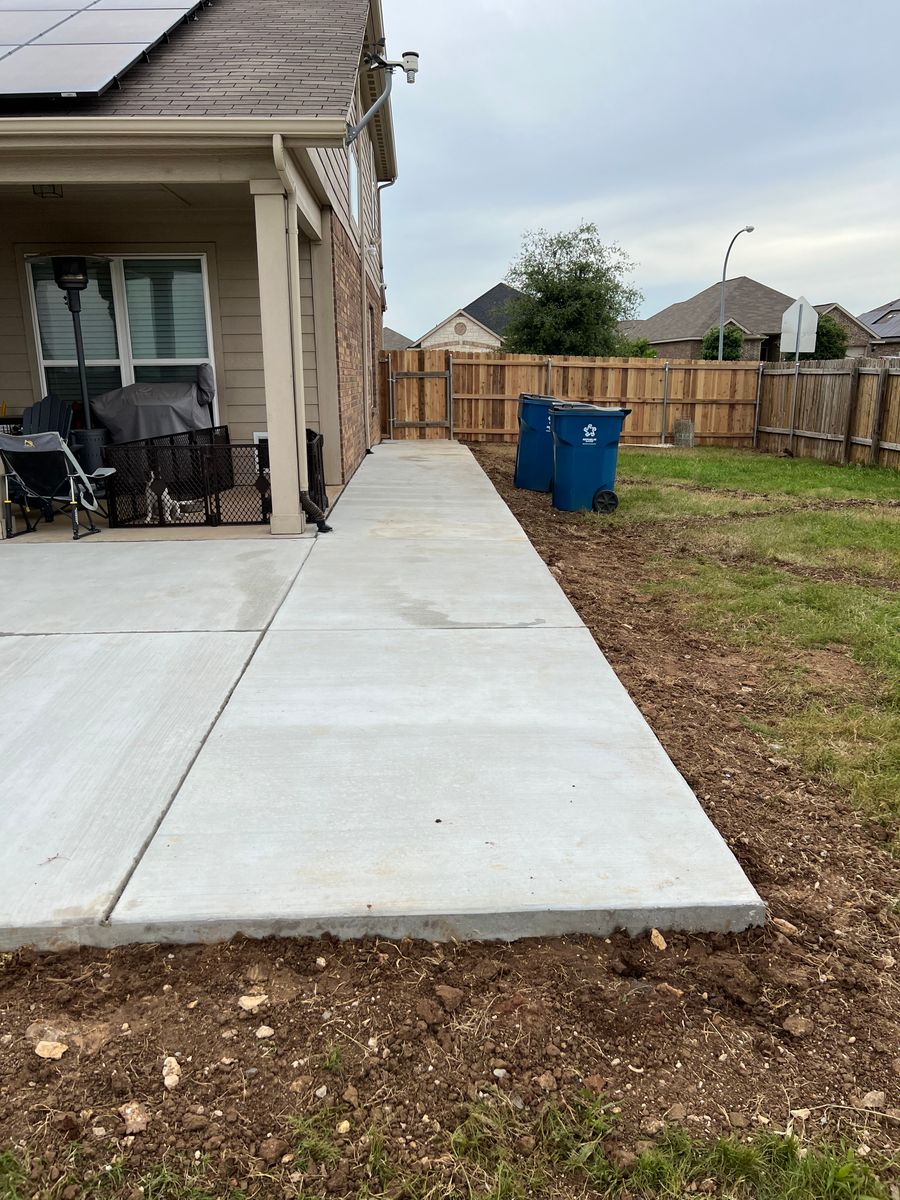 Sidewalk Installation for BW Concrete Contracting LLC in Fort Worth, TX