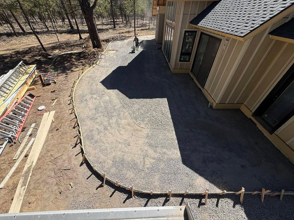 Concrete Slab Construction for Elite Concrete & Coatings in Sunriver, OR