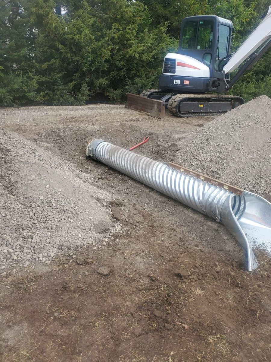 Driveway Construction for L&T Excavating in Topeka, KS