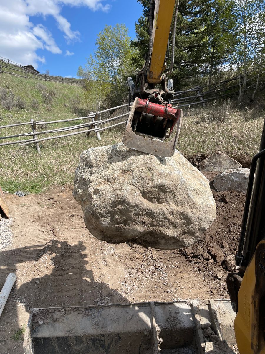 Land Clearing for Hansen Earth Works in Jackson, WY