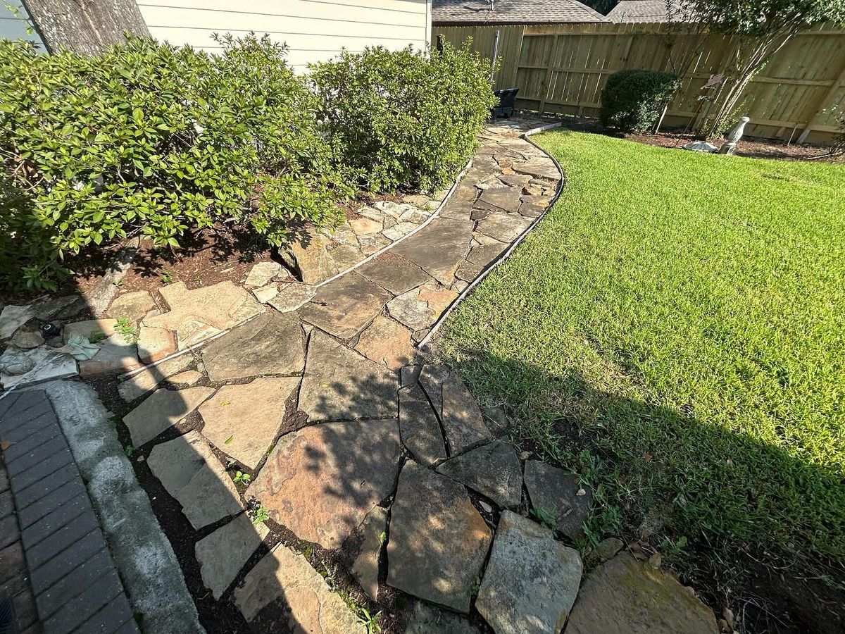 Retaining Wall Construction for Faith LEC Services LLC in Houston, TX