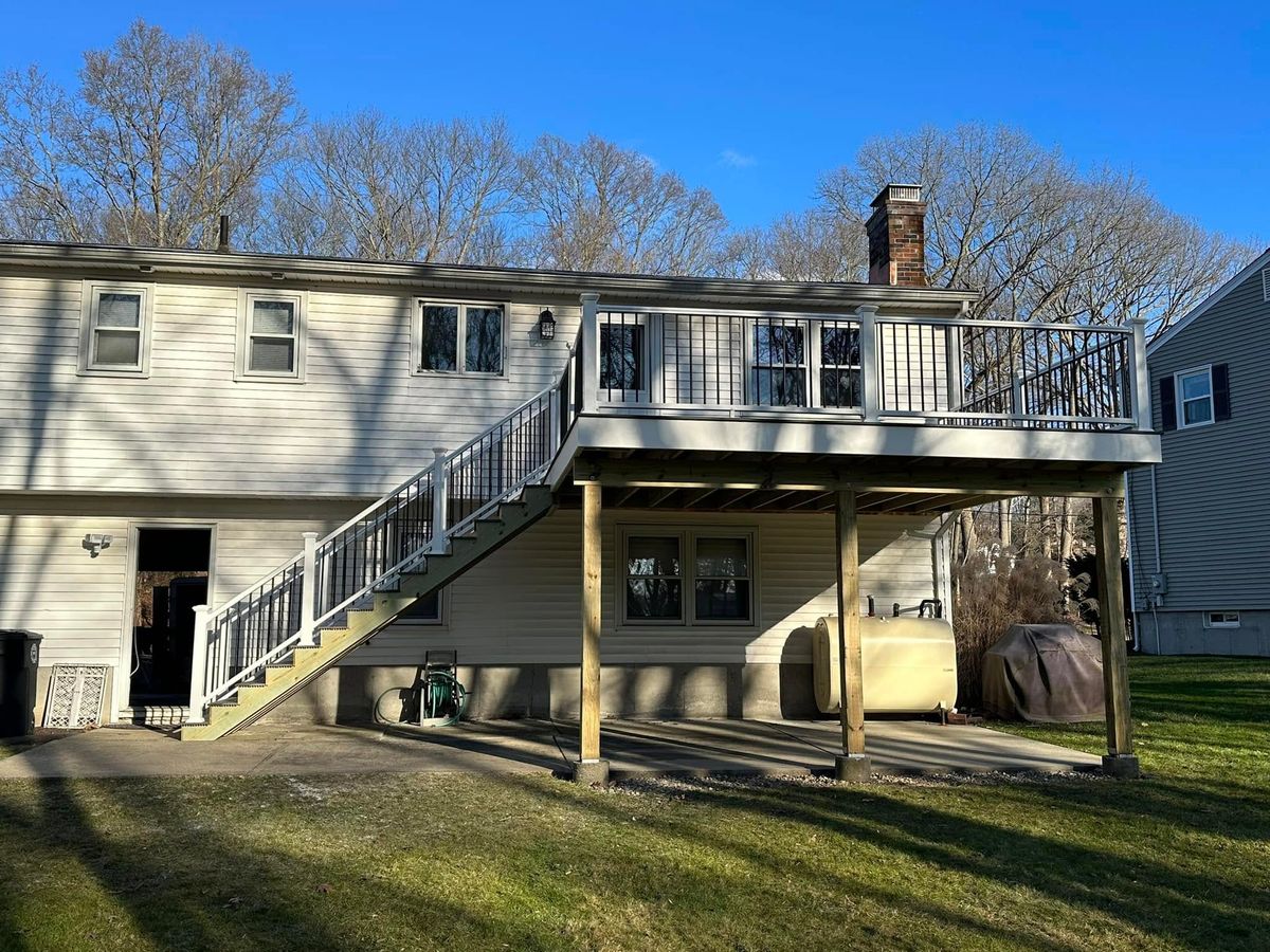 Deck & Patio Installation for Simone Builders in Orange, CT