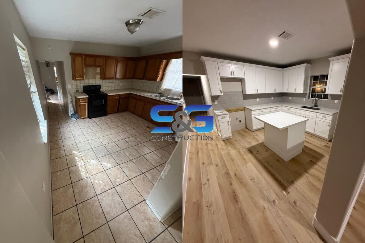 Kitchen Renovation for S&G Construction Co. in Houston, TX