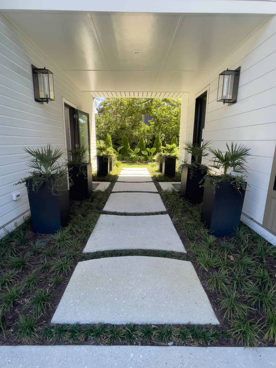 Decorative concrete overlays for Rock Solid Custom Concrete in Wilmington, NC