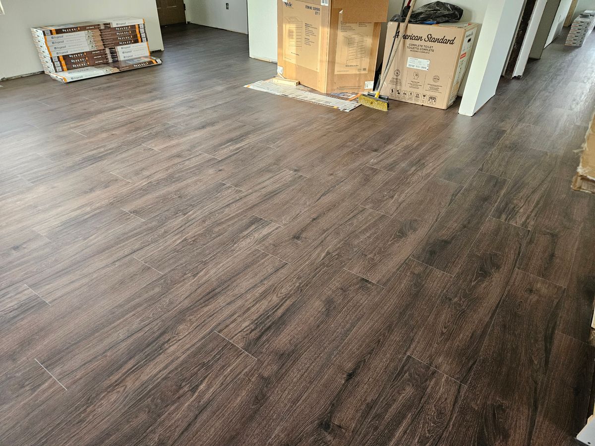 Floor Installation for AVance Flooring in Bridgman, MI