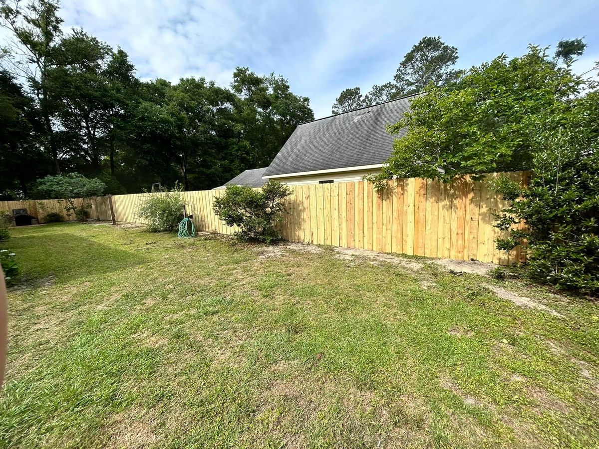 Fence Installation for Poole Fencing in Valdosta, GA