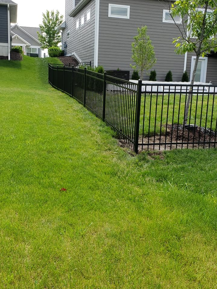 Ornamental Iron Fence Installation for 321 Fence Inc. in Faribault, MN